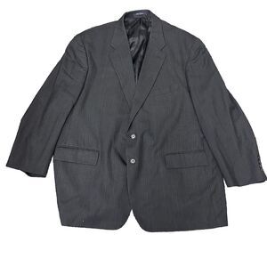 Vintage Chaps Ralph Lauren Blazer Mens 44L Single Vent Pinstripe 90s‎ See Detail